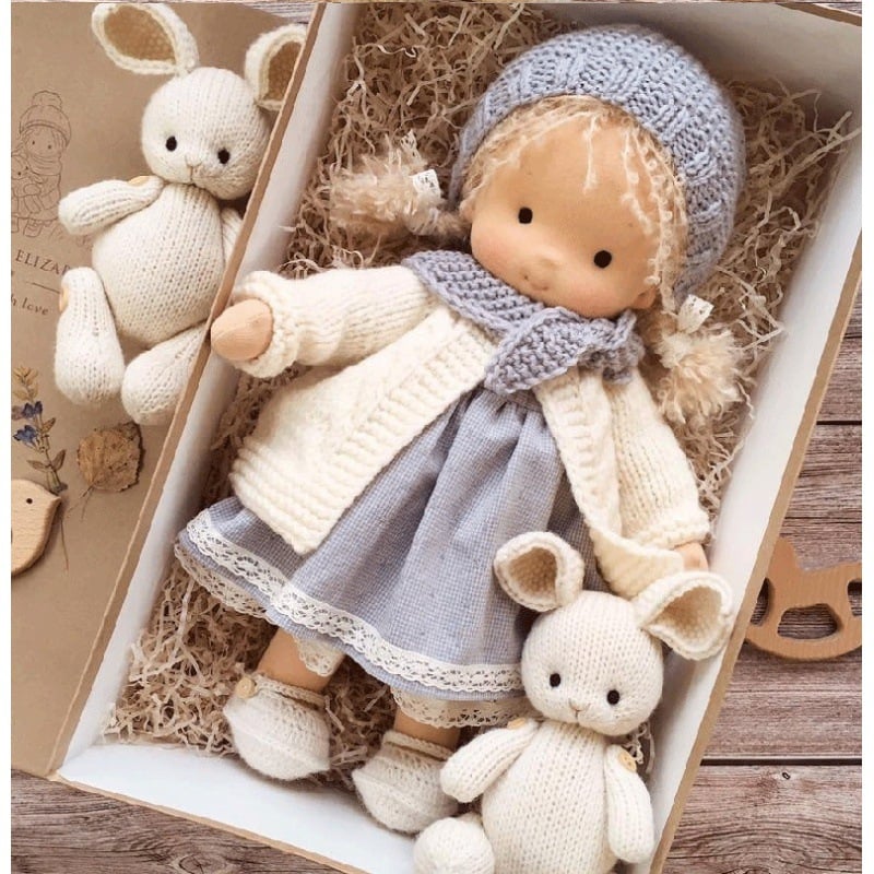 Jcpnneys - The Best Gift for Kids-Handmade Waldorf Doll👧