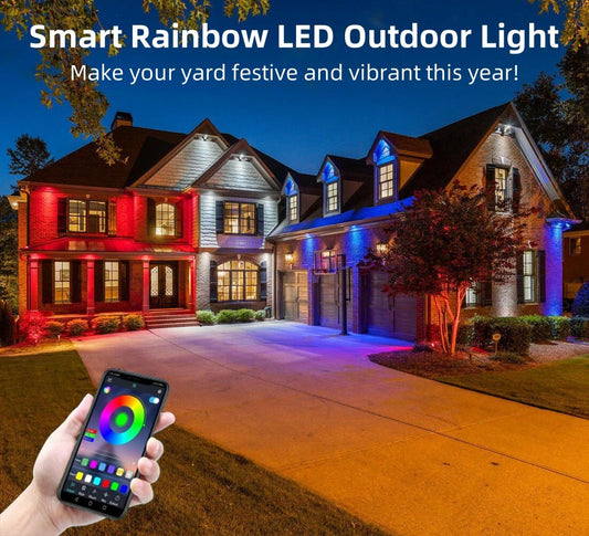 Jcpnneys - Smart Rainbow LED Permanent Outdoor Light