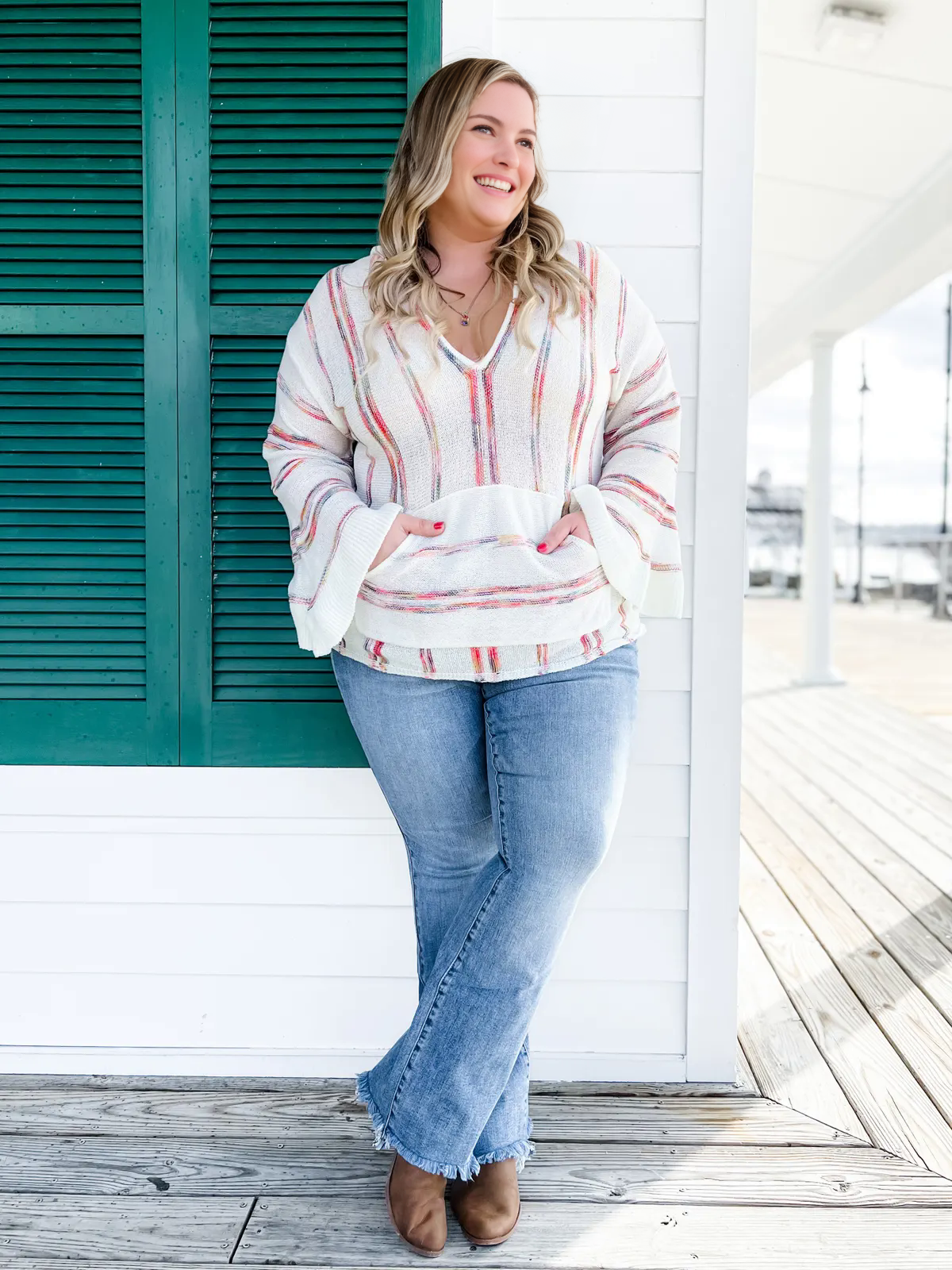 Jcpnneys - Vintage Double Button Frayed Hem Bootcut Jeans