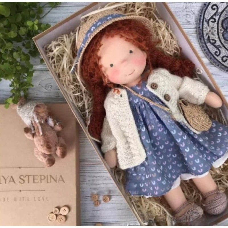 Jcpnneys - The Best Gift for Kids-Handmade Waldorf Doll👧