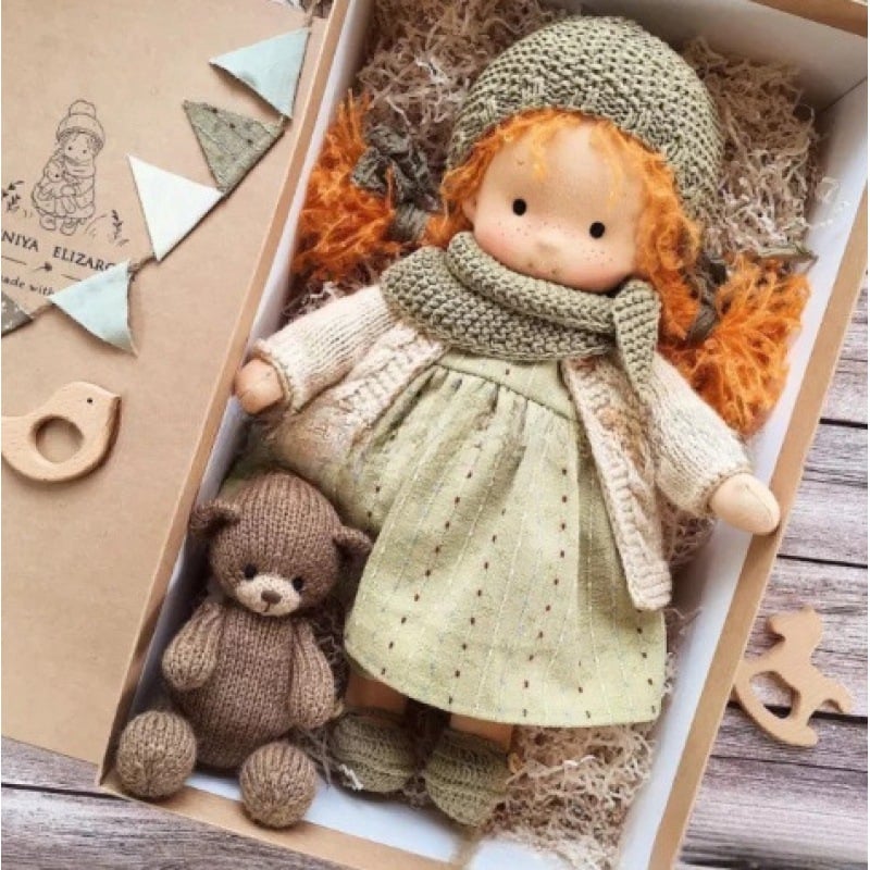 Jcpnneys - The Best Gift for Kids-Handmade Waldorf Doll👧