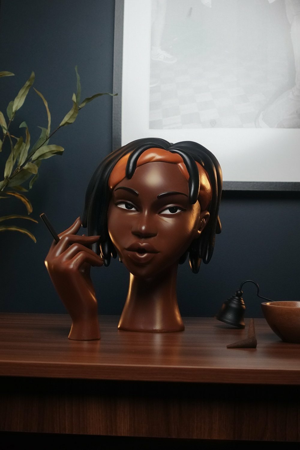 Jcpnneys - Head Incense Burner Black Woman