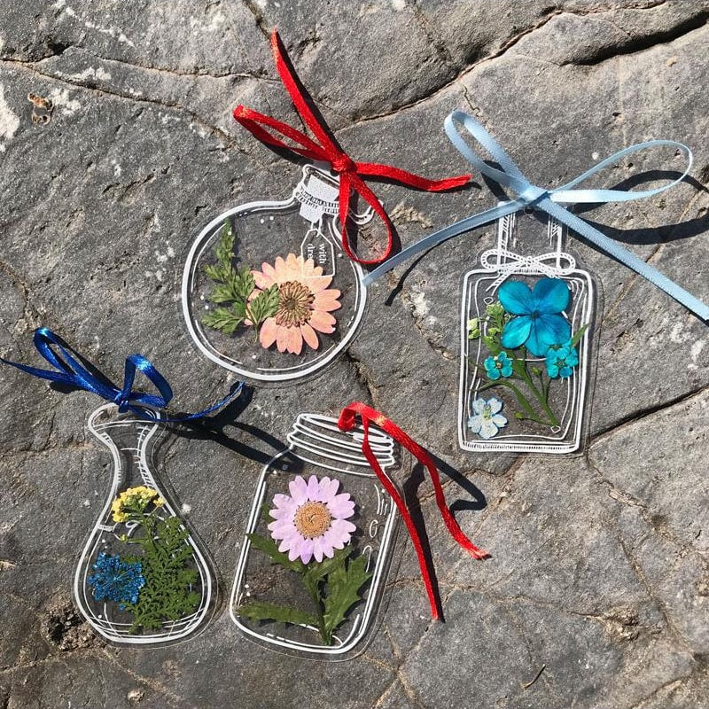 💐Collect Spring 💐-Dried Flower Bookmark Set