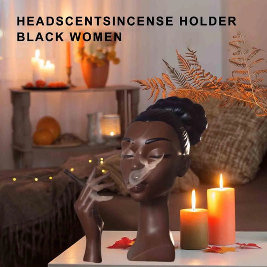 Jcpnneys - Head Incense Burner Black Woman