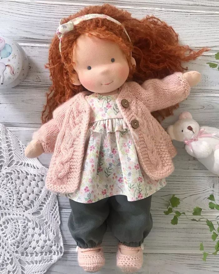 Jcpnneys - The Best Gift for Kids-Handmade Waldorf Doll👧
