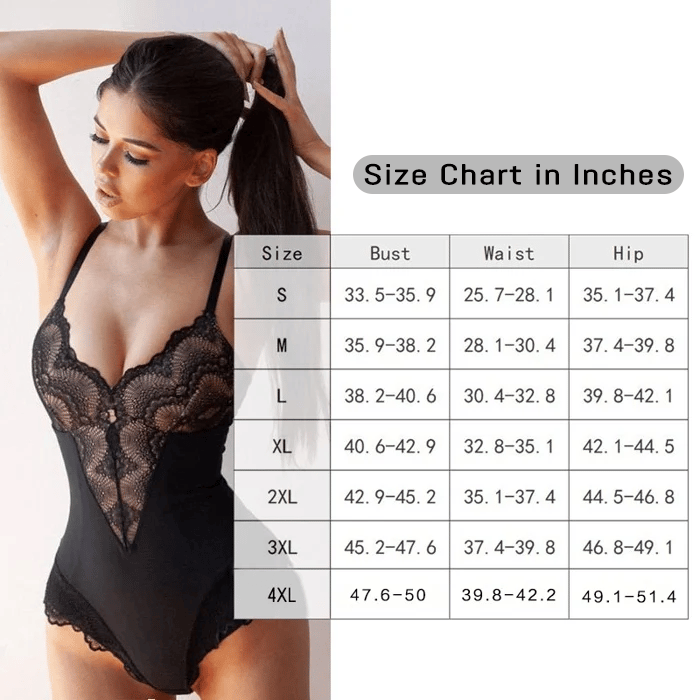 Summer Sexy Lace Tummy Control Bodysuit