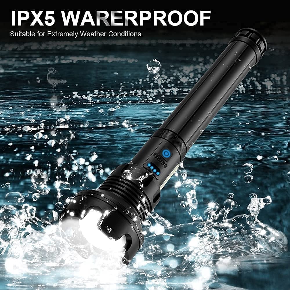 🔥LAST DAY SALE 49% OFF🔥 - LED Rechargeable Tactical Laser Flashlight High Lumens