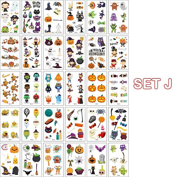🔥Halloween's hottest items - Halloween prank makeup temporary tattoo