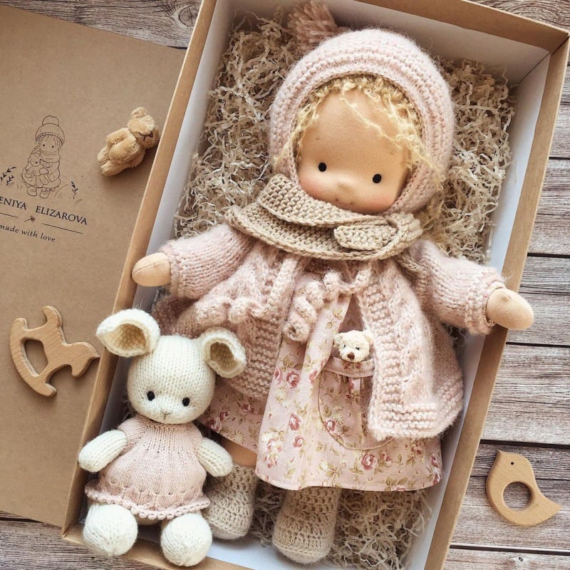 Jcpnneys - The Best Gift for Kids-Handmade Waldorf Doll👧