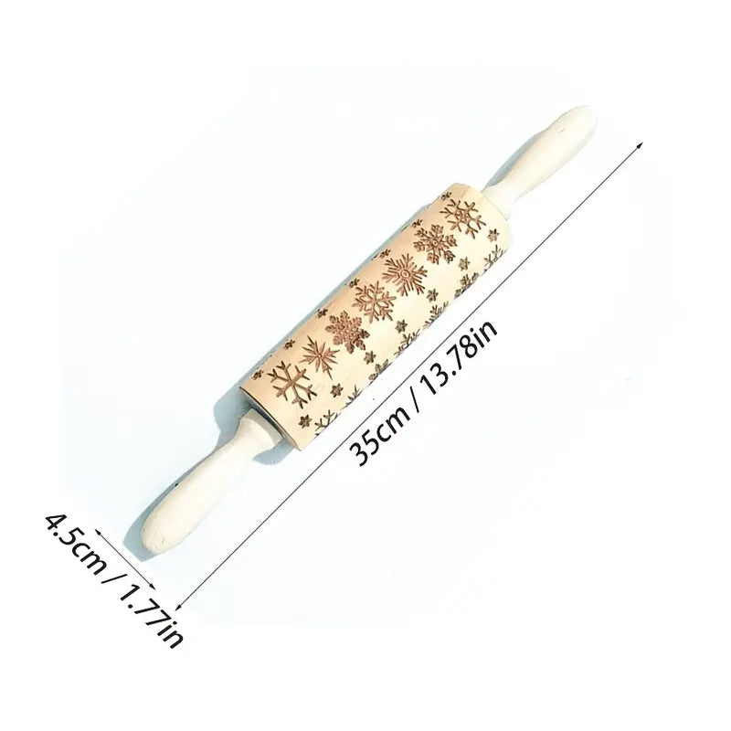 Jcpnneys - Christmas Wooden Rolling Pins