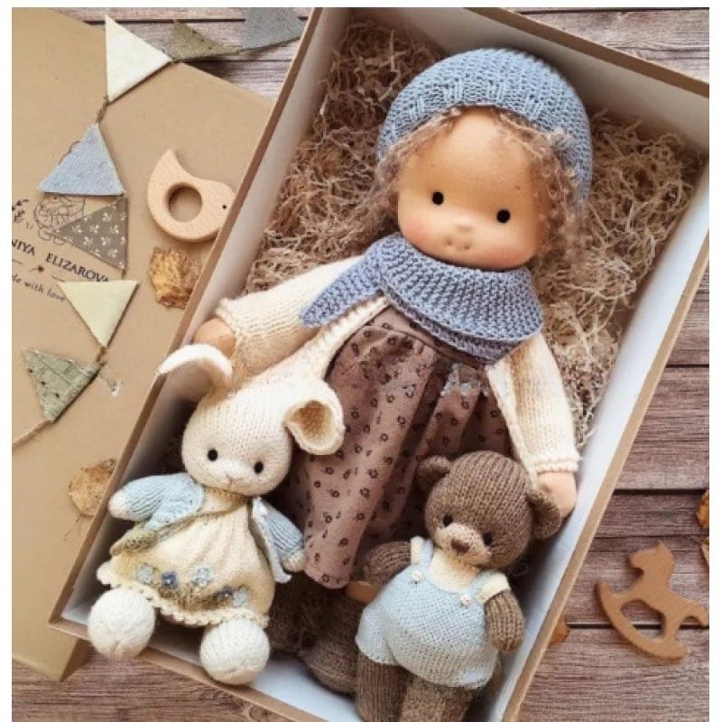 Jcpnneys - The Best Gift for Kids-Handmade Waldorf Doll👧