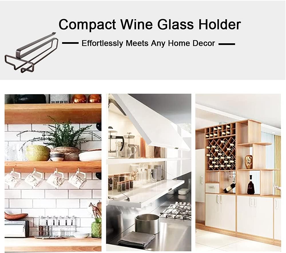 Jcpnneys - Under Cabinet Wine Glass Holder