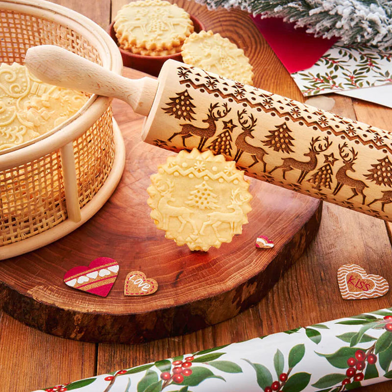 Jcpnneys - Christmas Wooden Rolling Pins