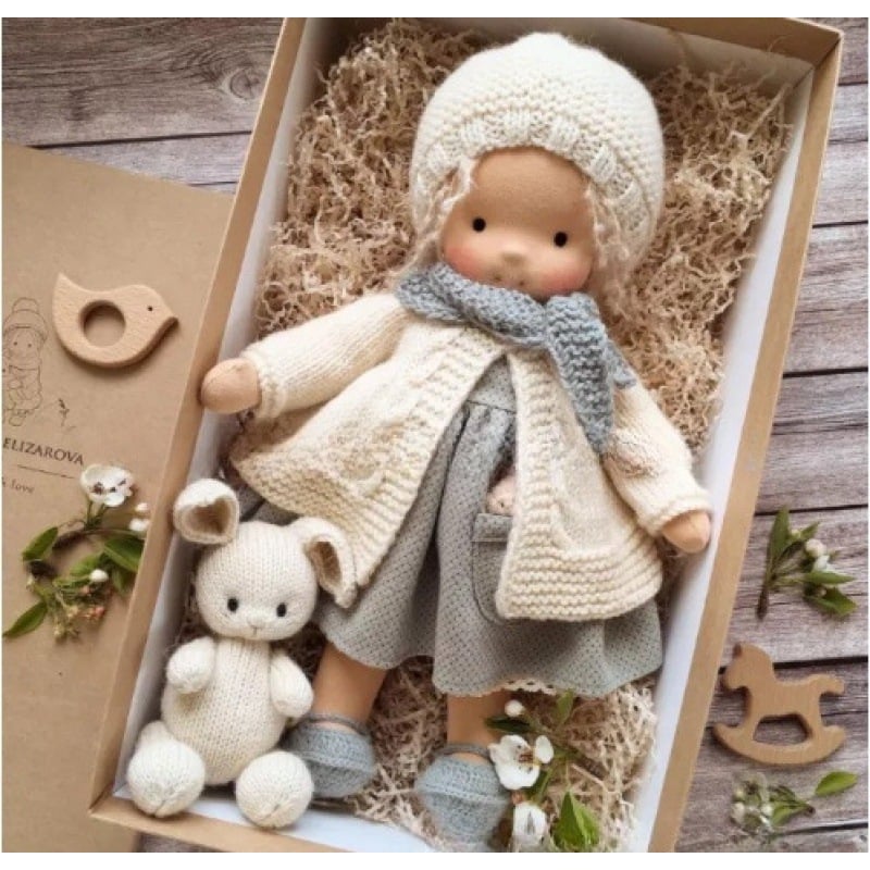 Jcpnneys - The Best Gift for Kids-Handmade Waldorf Doll👧